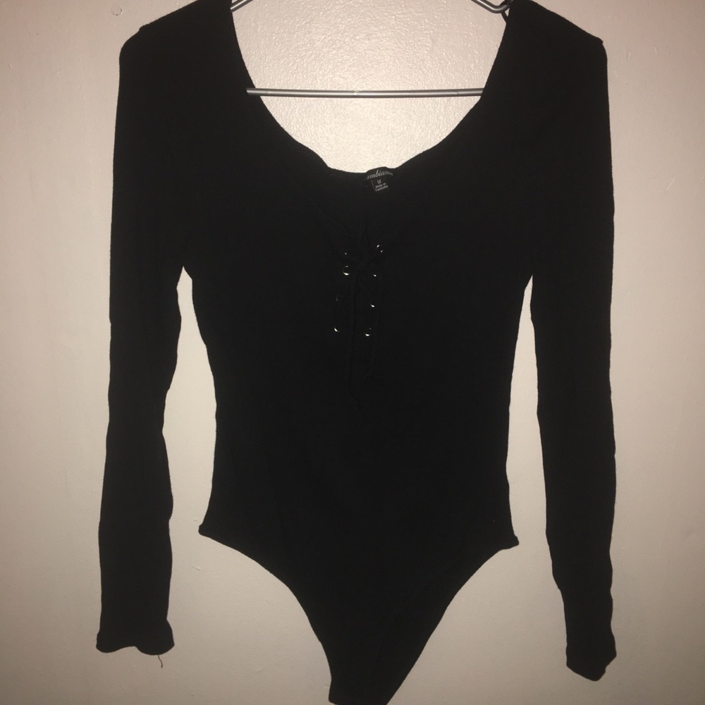 Black stretchy bodysuit